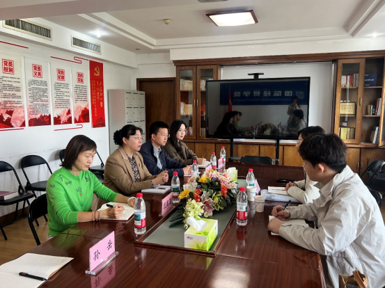 山东省商务厅服务贸易处刘斐斐处长一行来我院调研